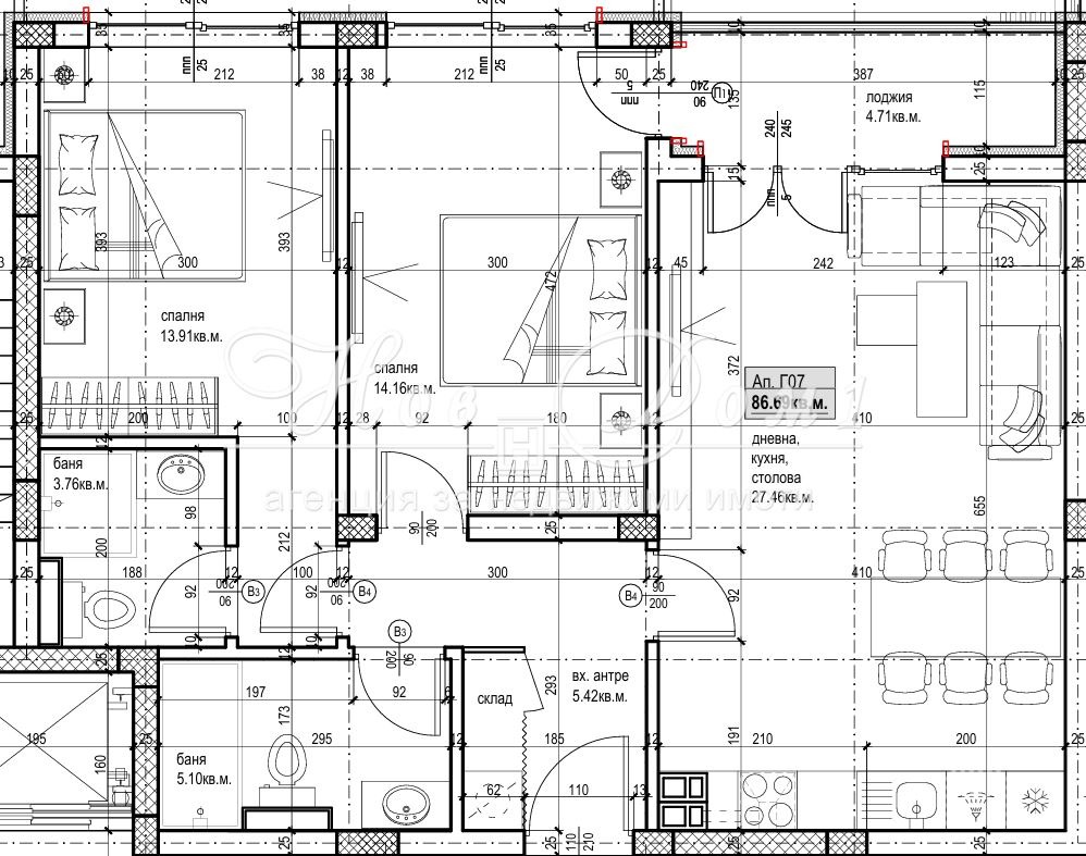 Продава 3-СТАЕН, гр. Пловдив, Христо Смирненски, снимка 2 - Апартаменти - 52142597