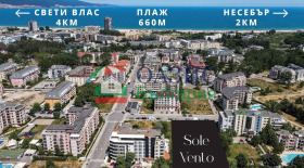 Продава  2-стаен, к.к. Слънчев бряг