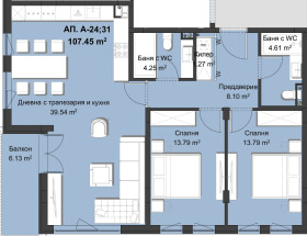 2 chambres Hristo Smirnenski, Plovdiv 1