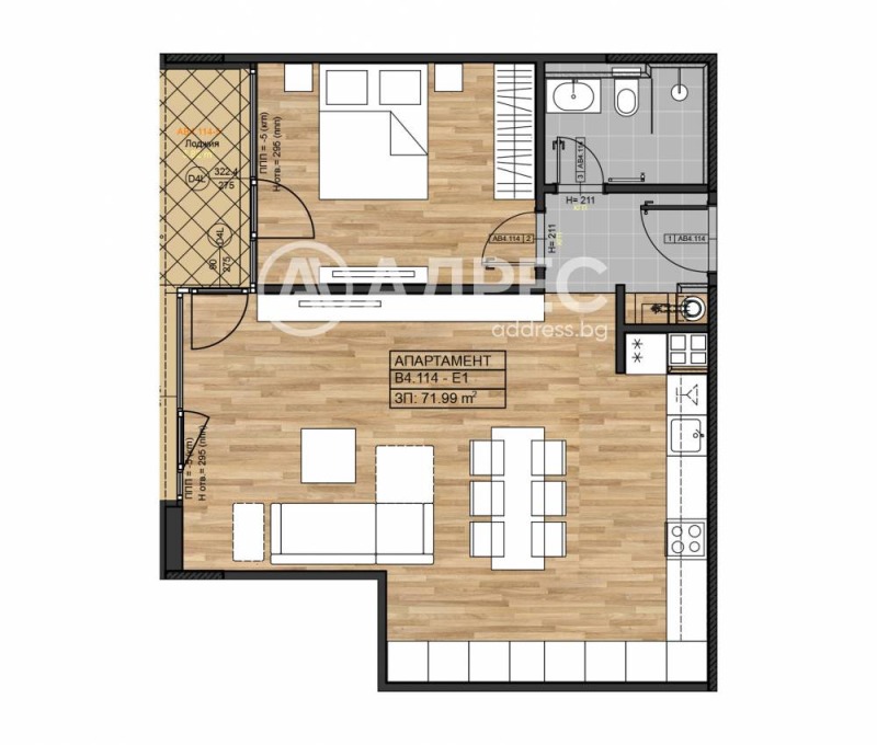 À venda  1 quarto Sofia , Boiana , 90 m² | 60348404 - imagem [4]