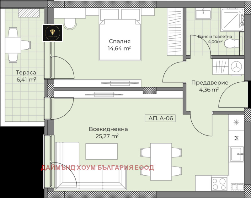 À venda  1 quarto Plovdiv , Ostromila , 73 m² | 49130685 - imagem [2]