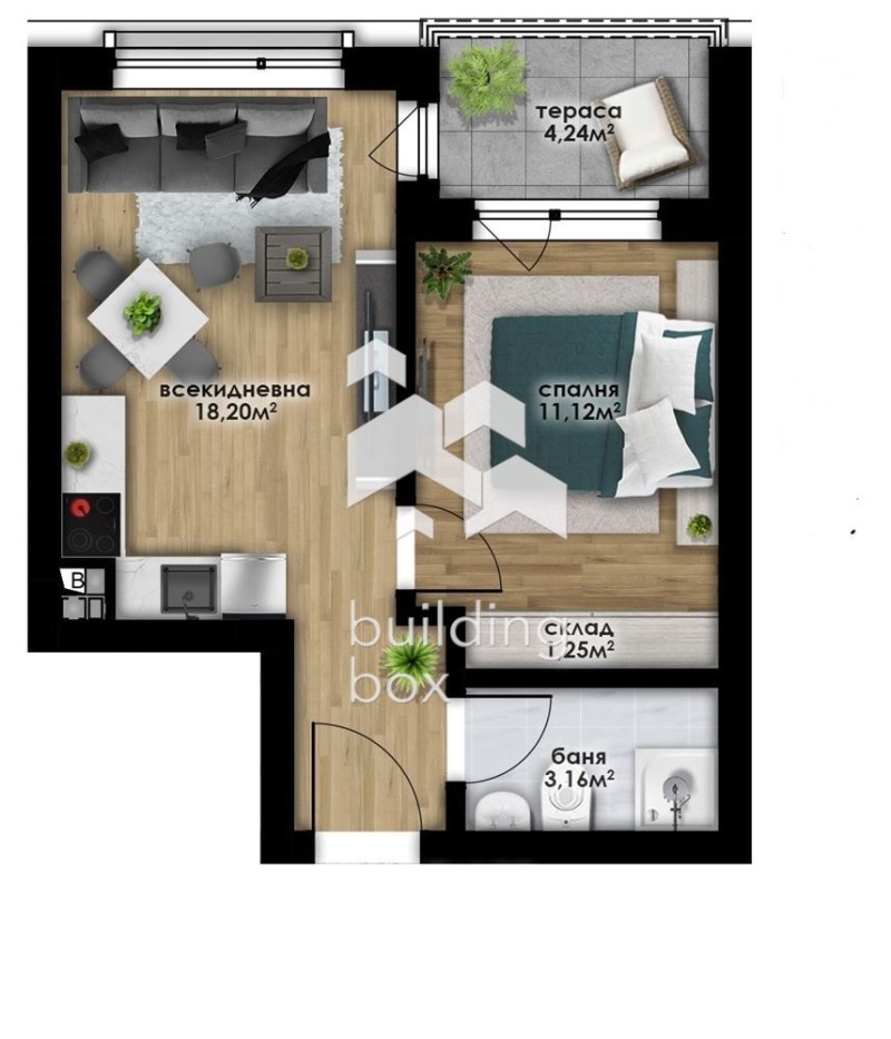 Продава  2-стаен град Пловдив , Остромила , 50 кв.м | 85235699 - изображение [3]