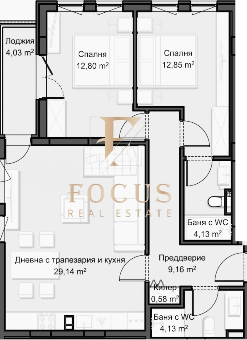 Продава  3-стаен град Пловдив , Христо Смирненски , 113 кв.м | 27591766 - изображение [2]
