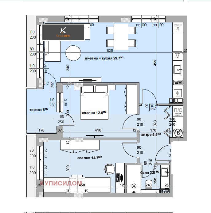 Продава 3-СТАЕН, гр. Стара Загора, Аязмото, снимка 4 - Апартаменти - 54217250