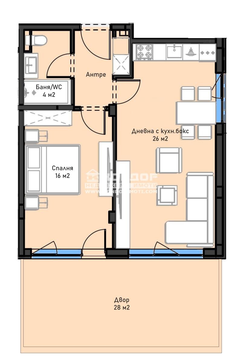 Продава 2-СТАЕН, гр. Пловдив, Остромила, снимка 4 - Апартаменти - 52934571