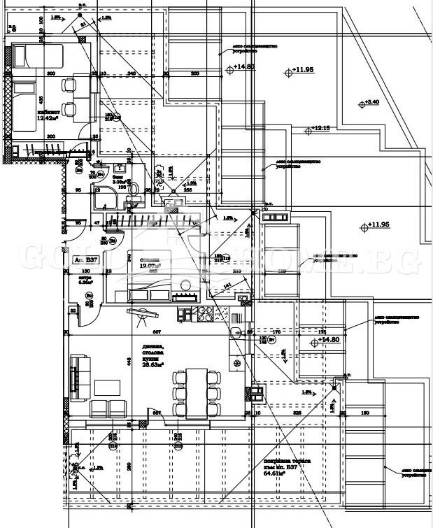 Te koop  2 slaapkamers Plovdiv , Christo Smirnenski , 167 m² | 28847079 - afbeelding [2]