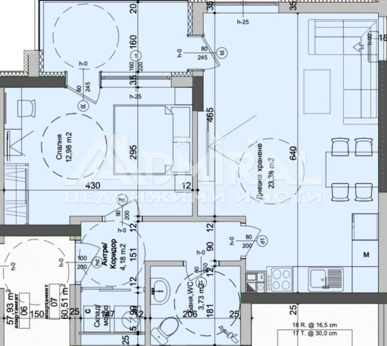 Продава 2-СТАЕН, гр. Бургас, Славейков, снимка 6 - Aпартаменти - 48334662