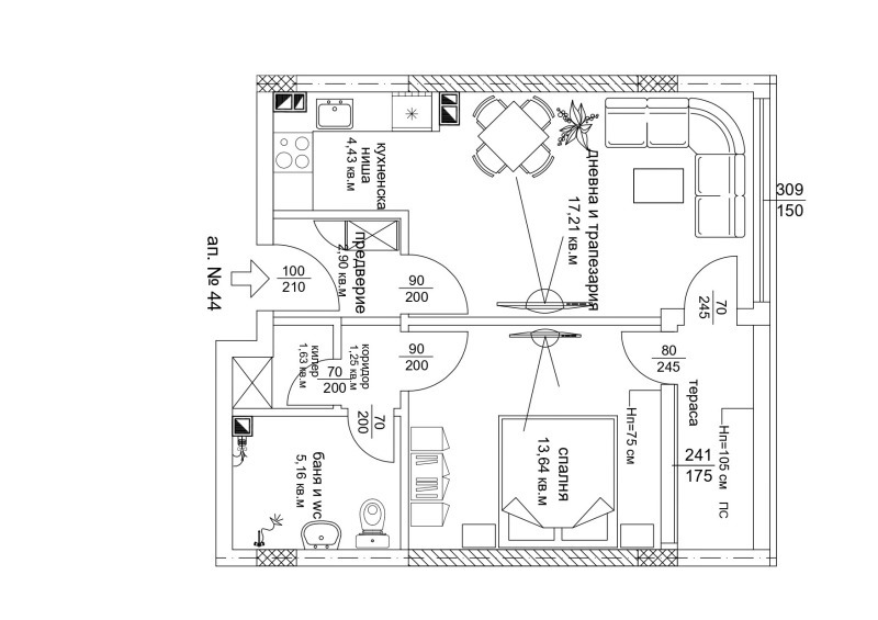 For Sale  1 bedroom Plovdiv , Sadiyski , 67 sq.m | 98722483 - image [15]