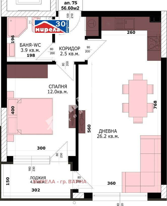 Продава 2-СТАЕН, град Варна, Кайсиева градина • 99000 € • 39103940 — Holmes.bg