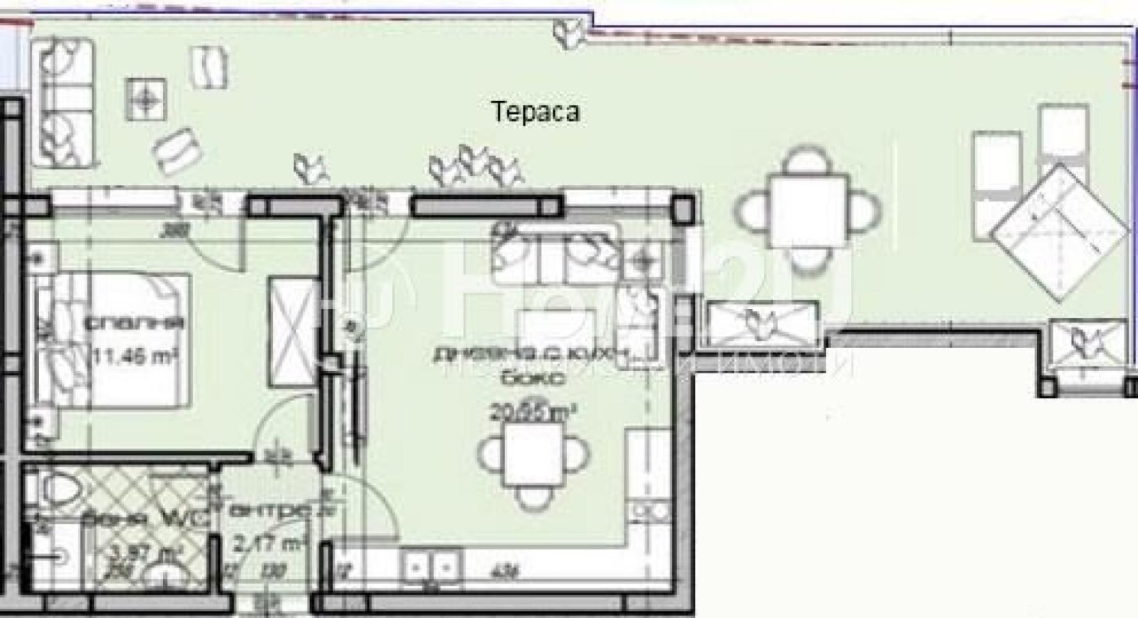 Продава 2-СТАЕН, гр. Варна, Цветен квартал, снимка 4 - Апартаменти - 53497057