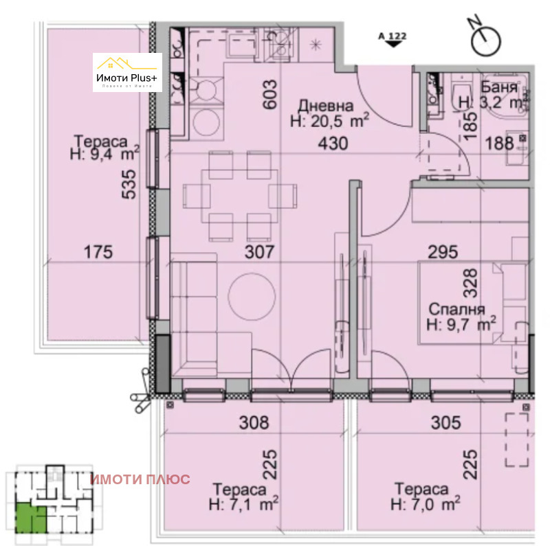 Продава  2-стаен град София , Модерно предградие , 103 кв.м | 93615150 - изображение [2]