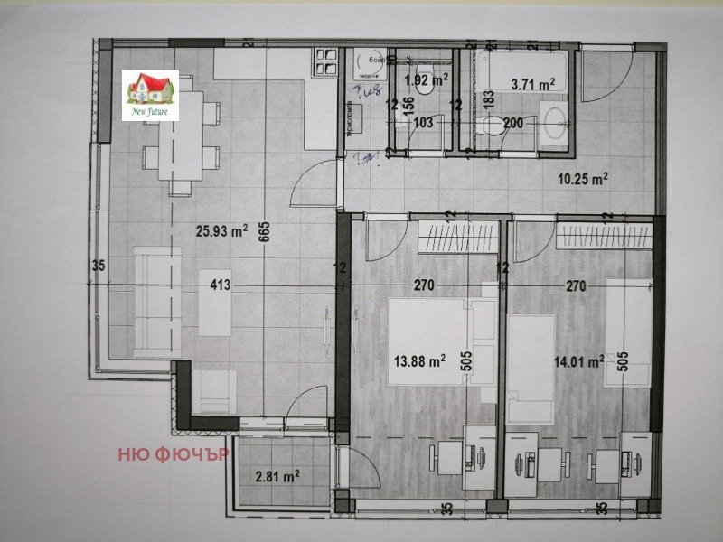 Продава  3-стаен град София , Младост 4 , 98 кв.м | 85174738