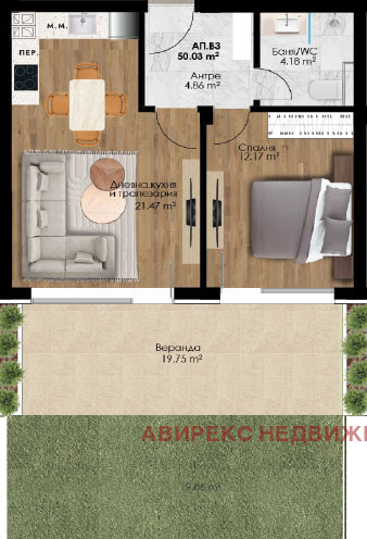 Продава 3-СТАЕН, гр. Пловдив, Христо Смирненски, снимка 1 - Aпартаменти - 48565436