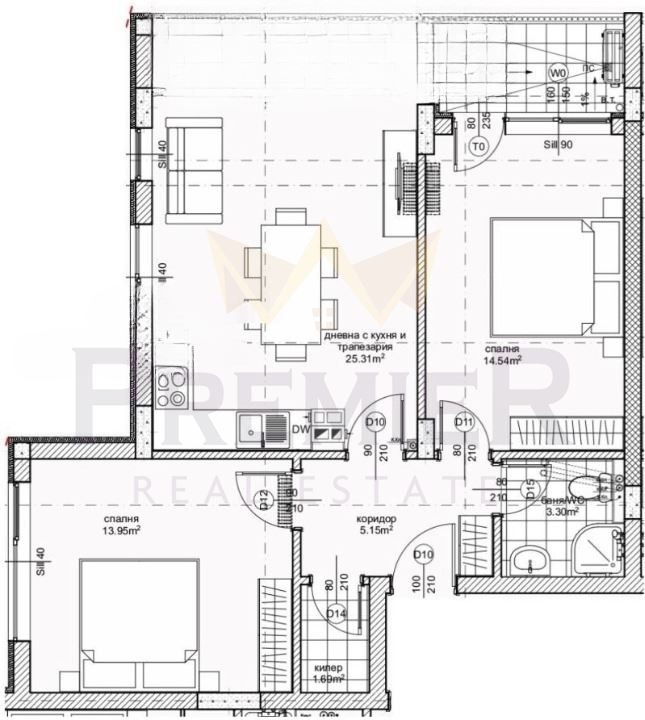 For Sale  2 bedroom Varna , Vazrazhdane 1 , 90 sq.m | 17272299