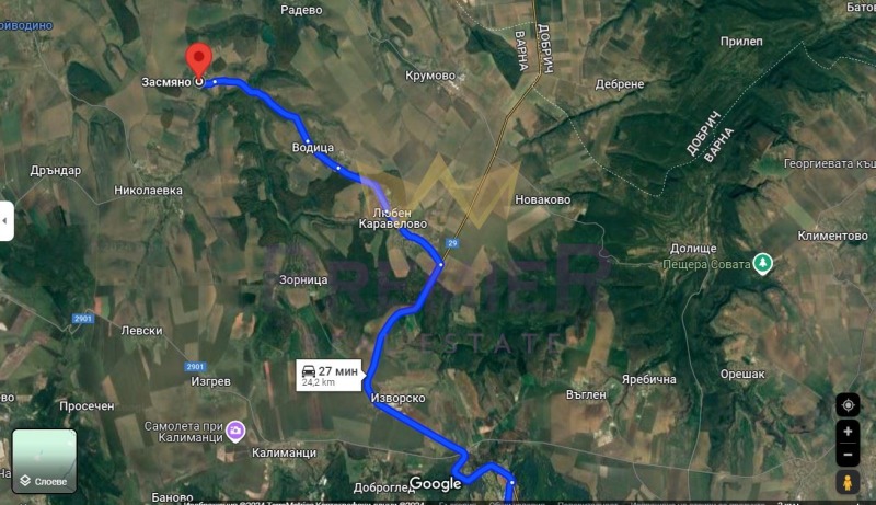 Eladó  Cselekmény régió Várna , Zasmjano , 1500 négyzetméter | 99306413 - kép [2]