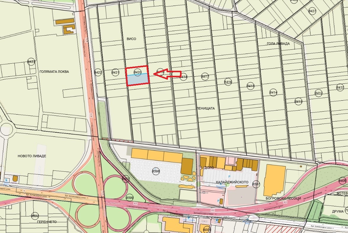 Продава ПАРЦЕЛ, гр. София, Челопечене, снимка 2 - Парцели - 41262310