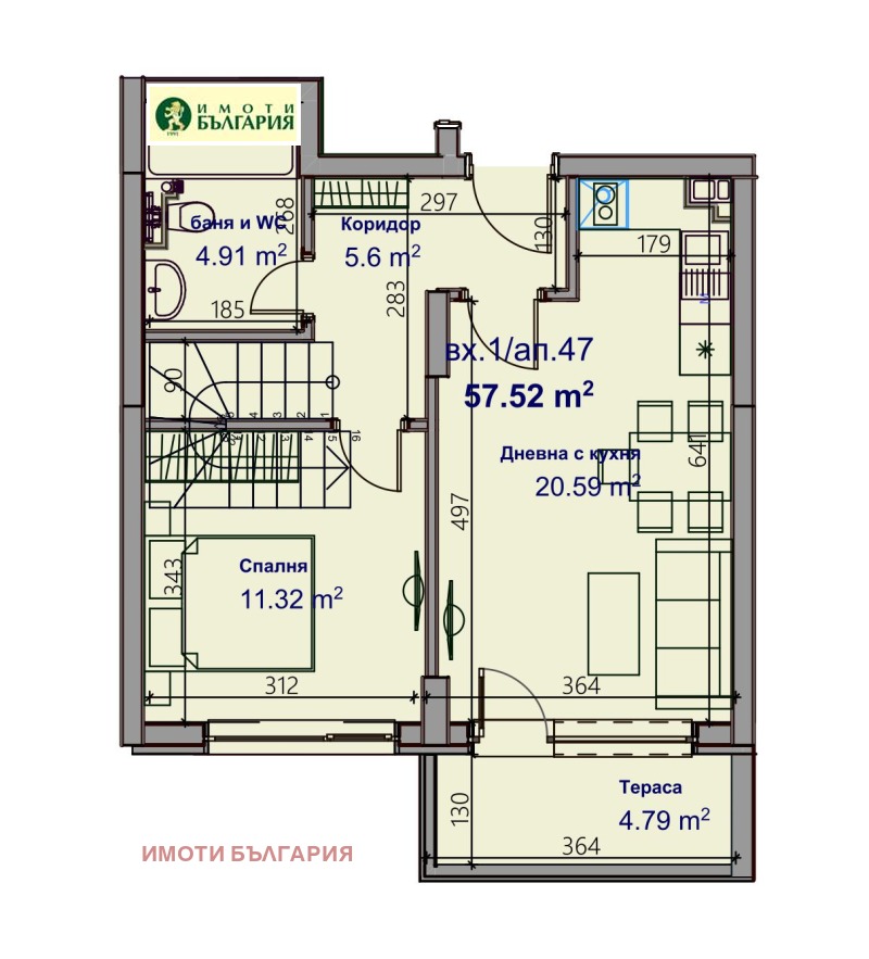 Продается  1 спальня Варна , Младост 1 , 198 кв.м | 41715963 - изображение [2]