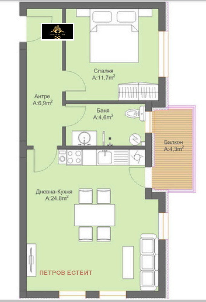 Продава 2-СТАЕН, гр. Велинград, област Пазарджик, снимка 2 - Aпартаменти - 49427283