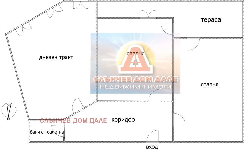 Продава 3-СТАЕН, гр. Шумен, 5-ти полк, снимка 1 - Aпартаменти - 49062337