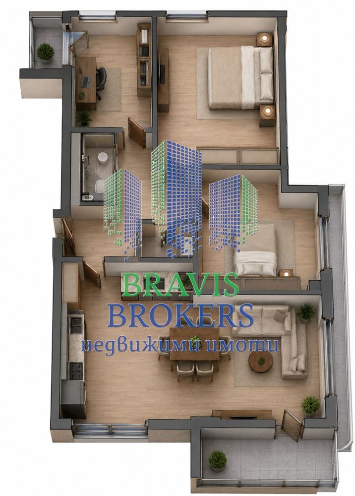 Продава 4-СТАЕН, гр. Варна, Виница, снимка 2 - Апартаменти - 55048357
