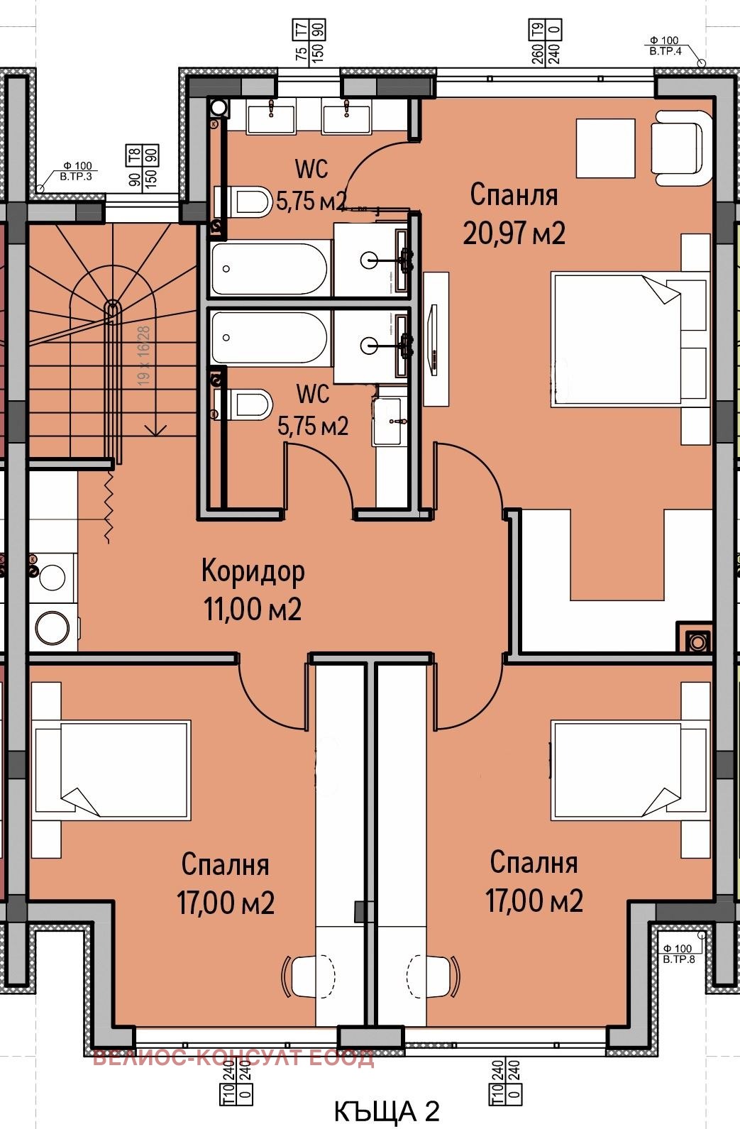 Продава КЪЩА, гр. София, с. Панчарево, снимка 16 - Къщи - 54369957