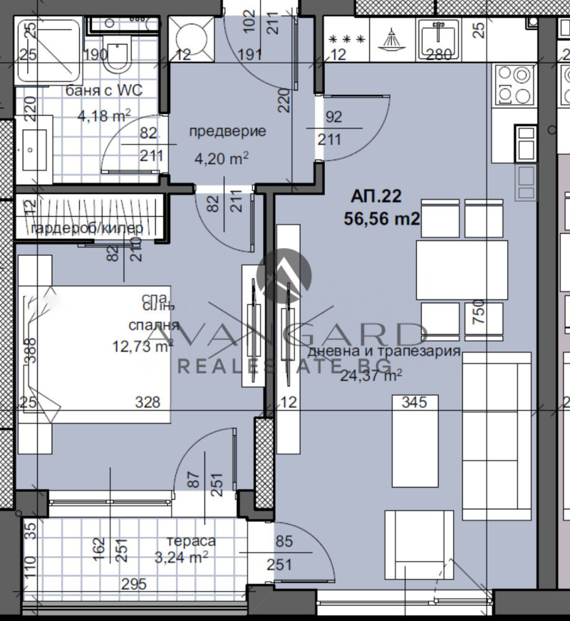 Продава 2-СТАЕН, гр. Пловдив, Тракия, снимка 12 - Апартаменти - 52719469