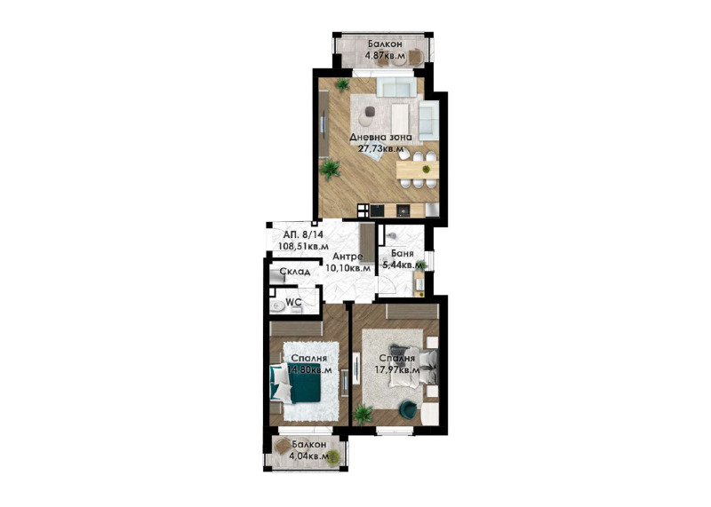 Na prodej  2 ložnice Plovdiv , Belomorski , 121 m2 | 94351248 - obraz [15]