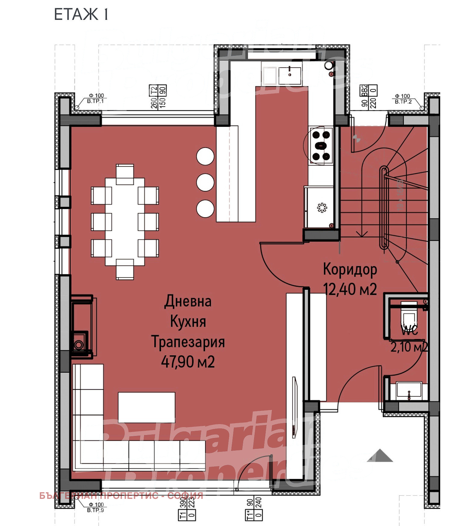 Продава КЪЩА, гр. София, с. Панчарево, снимка 12 - Къщи - 54205738