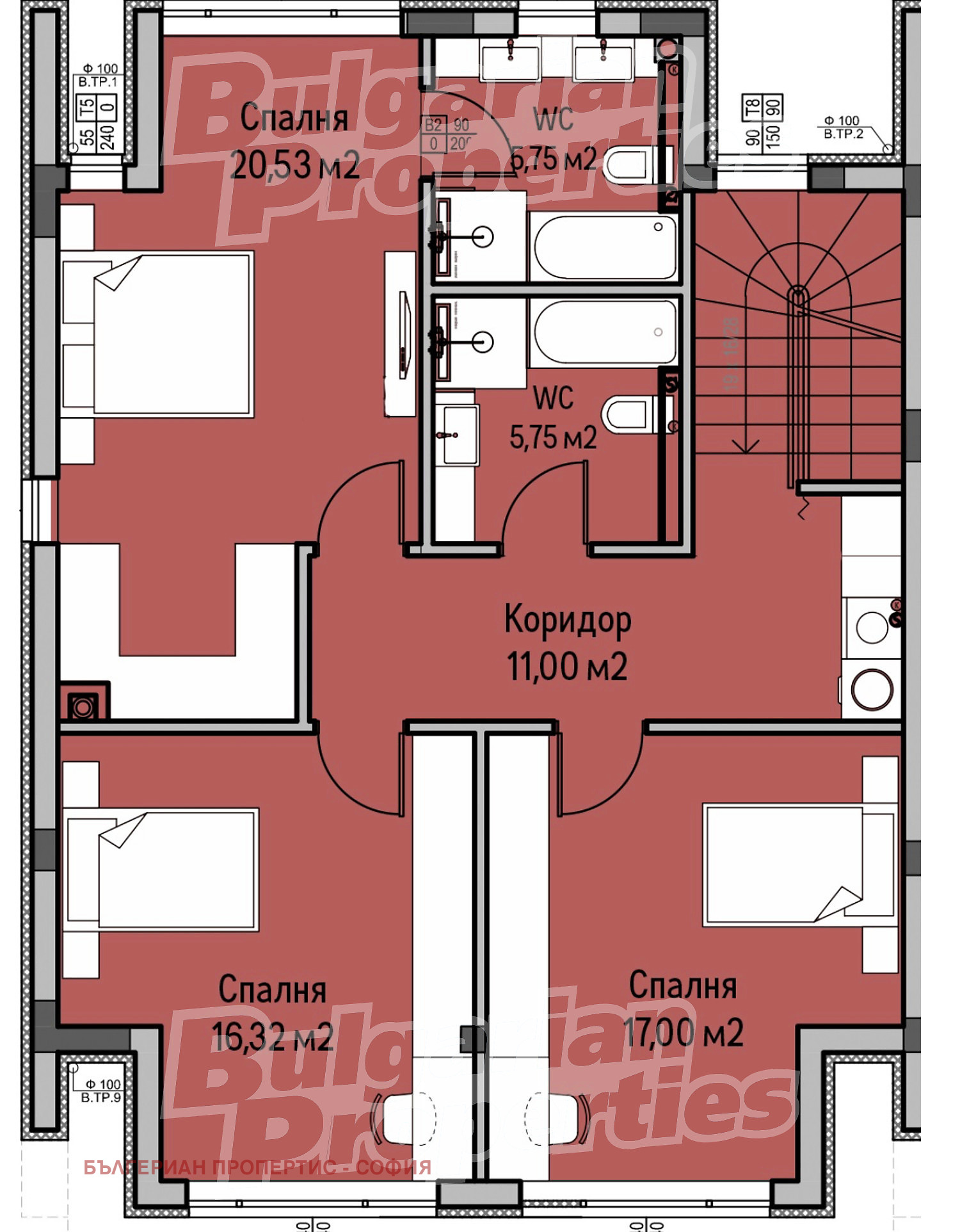 Продава КЪЩА, гр. София, с. Панчарево, снимка 13 - Къщи - 54205738