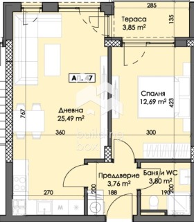 Продава  2-стаен, град Пловдив