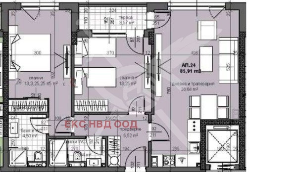 Продава  3-стаен град Пловдив , Тракия , 98 кв.м | 63979640 - изображение [9]