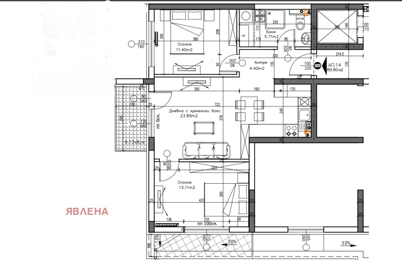À vendre  2 chambres Sofia , Podouyane , 90 m² | 69409335 - image [11]