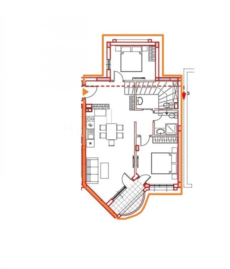 Продава 3-СТАЕН, гр. Варна, м-т Ален мак, снимка 3 - Апартаменти - 53154342