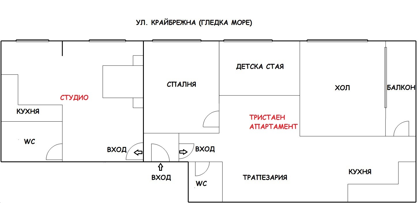 Продава МНОГОСТАЕН, гр. Поморие, област Бургас, снимка 2 - Апартаменти - 54145965