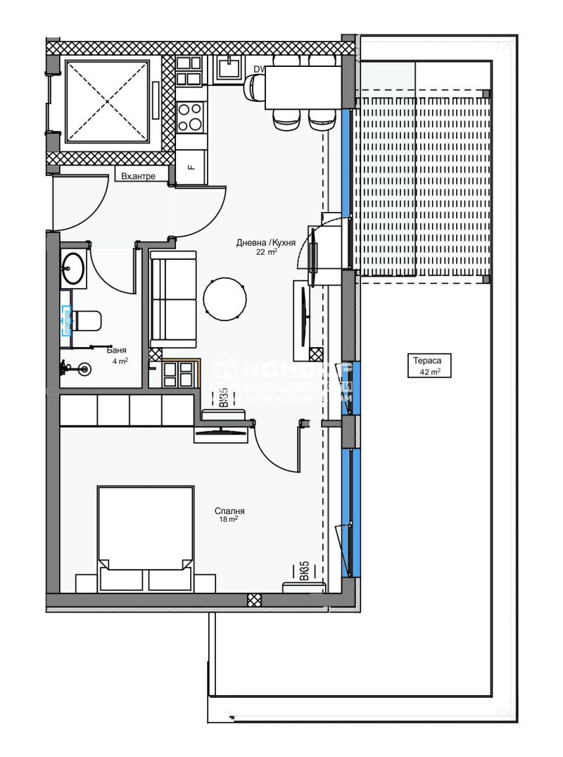 In vendita  1 camera da letto Plovdiv , Karshiiaka , 104 mq | 11177162 - Immagine [4]