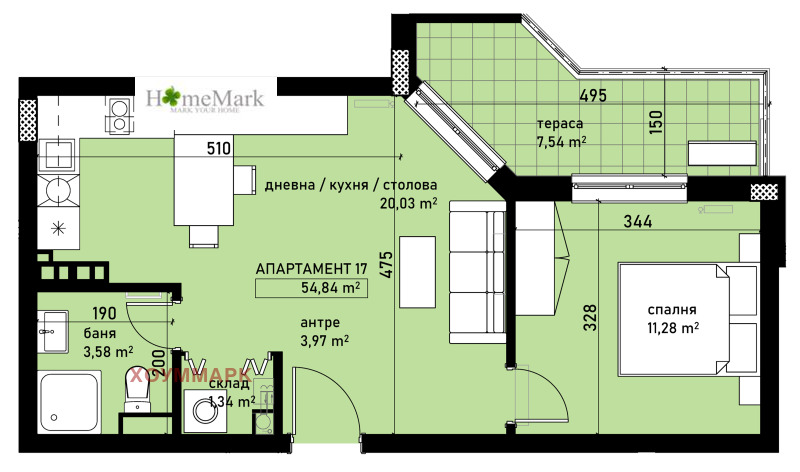 Продава  2-стаен град София , Овча купел , 65 кв.м | 88479407 - изображение [13]