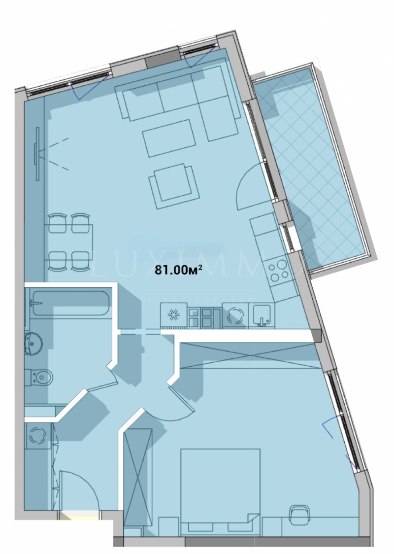 Продава 2-СТАЕН, гр. София, Полигона, снимка 4 - Апартаменти - 53286732