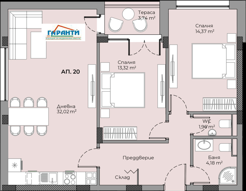 Продава  3-стаен град Пловдив , Христо Смирненски , 104 кв.м | 80528547 - изображение [3]