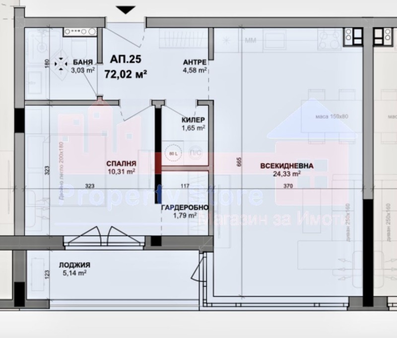 Продава  2-стаен град Варна , Изгрев , 72 кв.м | 44660135 - изображение [5]