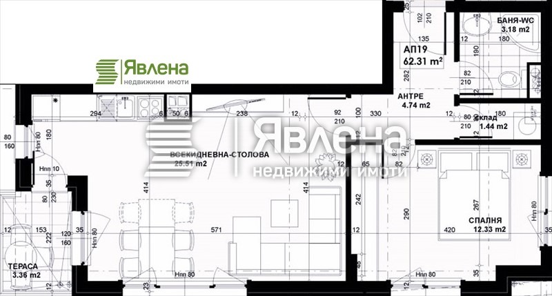 Na sprzedaż  1 sypialnia Sofia , Lozenec , 75 mkw | 23515327