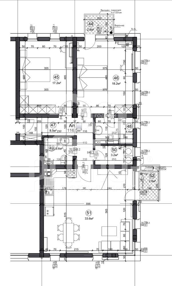 In vendita  2 camere da letto Sofia , Krasno selo , 155 mq | 73474173 - Immagine [2]