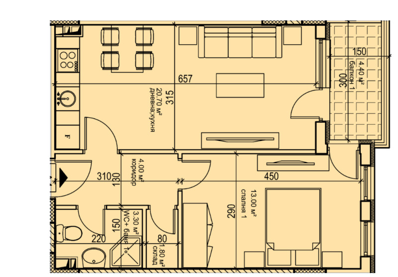 Продава 2-СТАЕН, гр. Пловдив, Кършияка, снимка 1 - Aпартаменти - 48665130