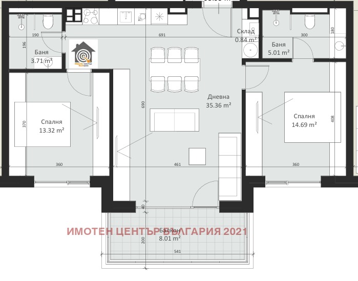 Продава  3-стаен град София , Малинова долина , 113 кв.м | 39712233 - изображение [4]
