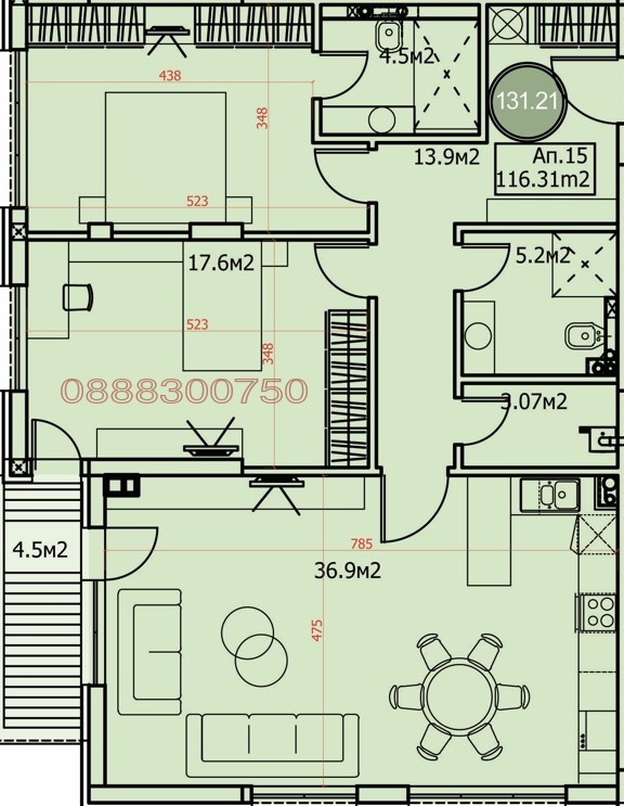 Продава 3-СТАЕН, гр. София, Драгалевци, снимка 1 - Aпартаменти - 48270966