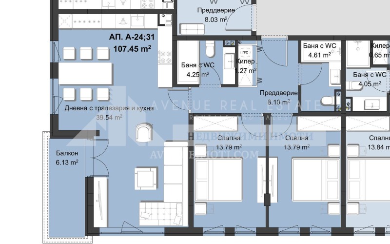 For Sale  2 bedroom Plovdiv , Hristo Smirnenski , 132 sq.m | 43695923 - image [2]