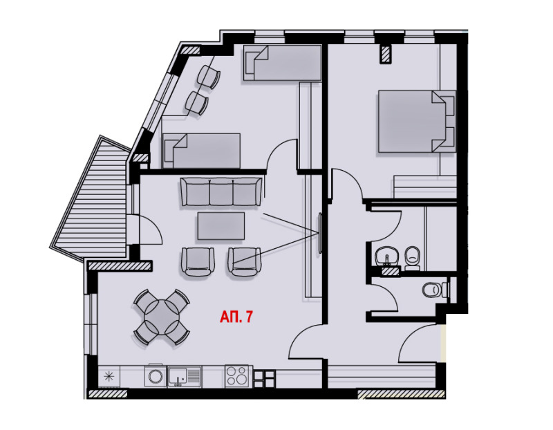 Продава 3-СТАЕН, гр. София, Манастирски ливади, снимка 8 - Апартаменти - 52691297