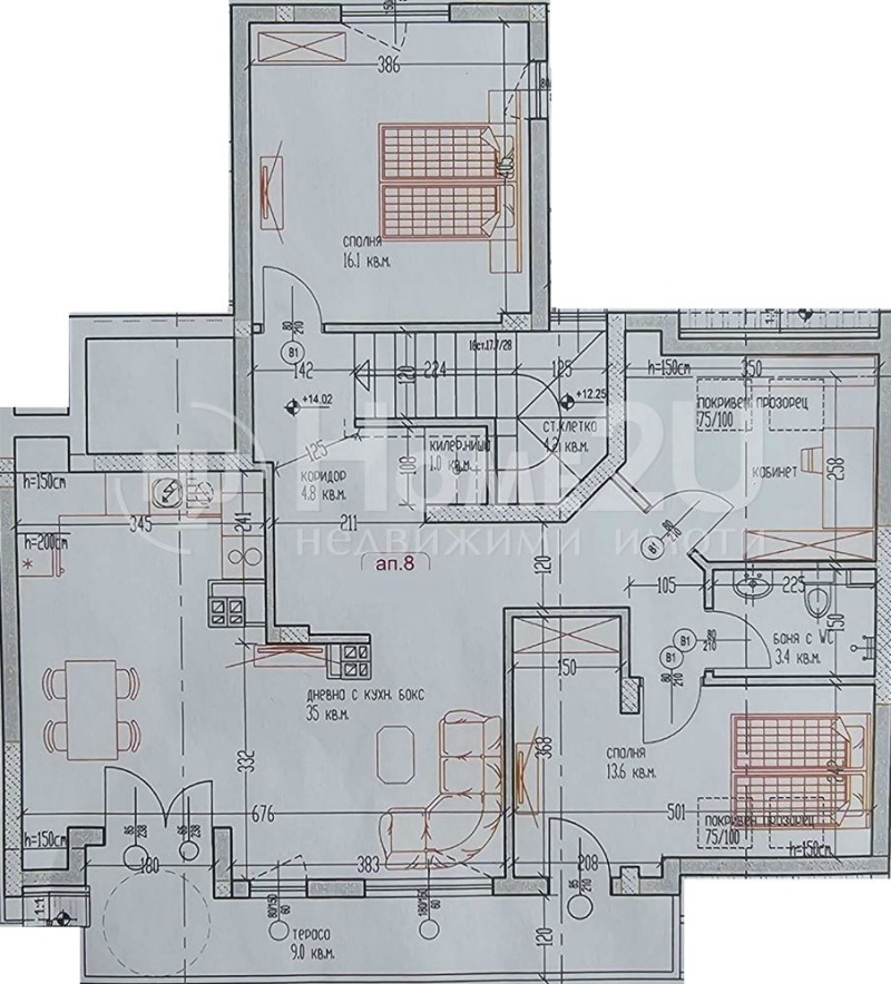 Продава  4-стаен град Варна , Лятно кино Тракия , 147 кв.м | 12088281 - изображение [2]