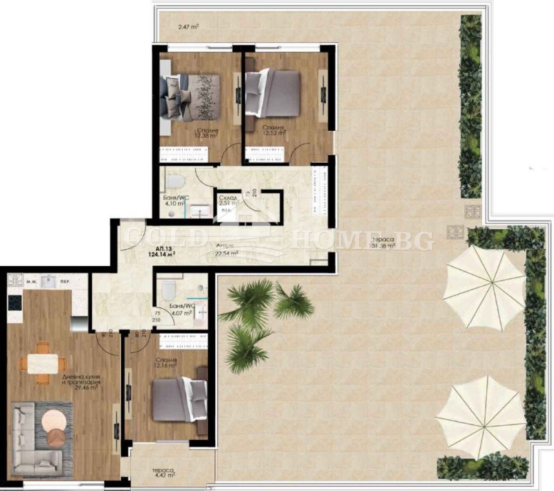Te koop  3 slaapkamers Plovdiv , Christo Smirnenski , 248 m² | 18735016 - afbeelding [4]