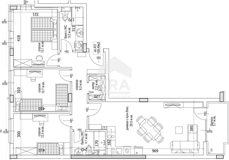 Продава 4-СТАЕН, гр. Варна, Кайсиева градина, снимка 8 - Апартаменти - 53946735