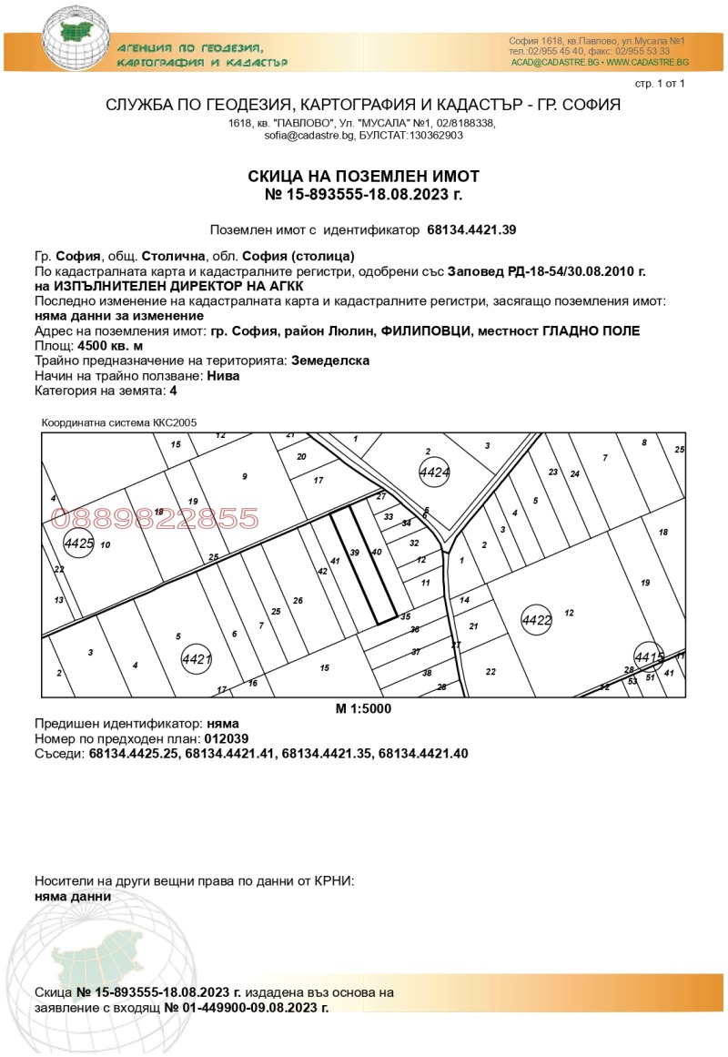 Na sprzedaż  Działka Sofia , Filipowci , 4500 mkw | 73475330 - obraz [2]